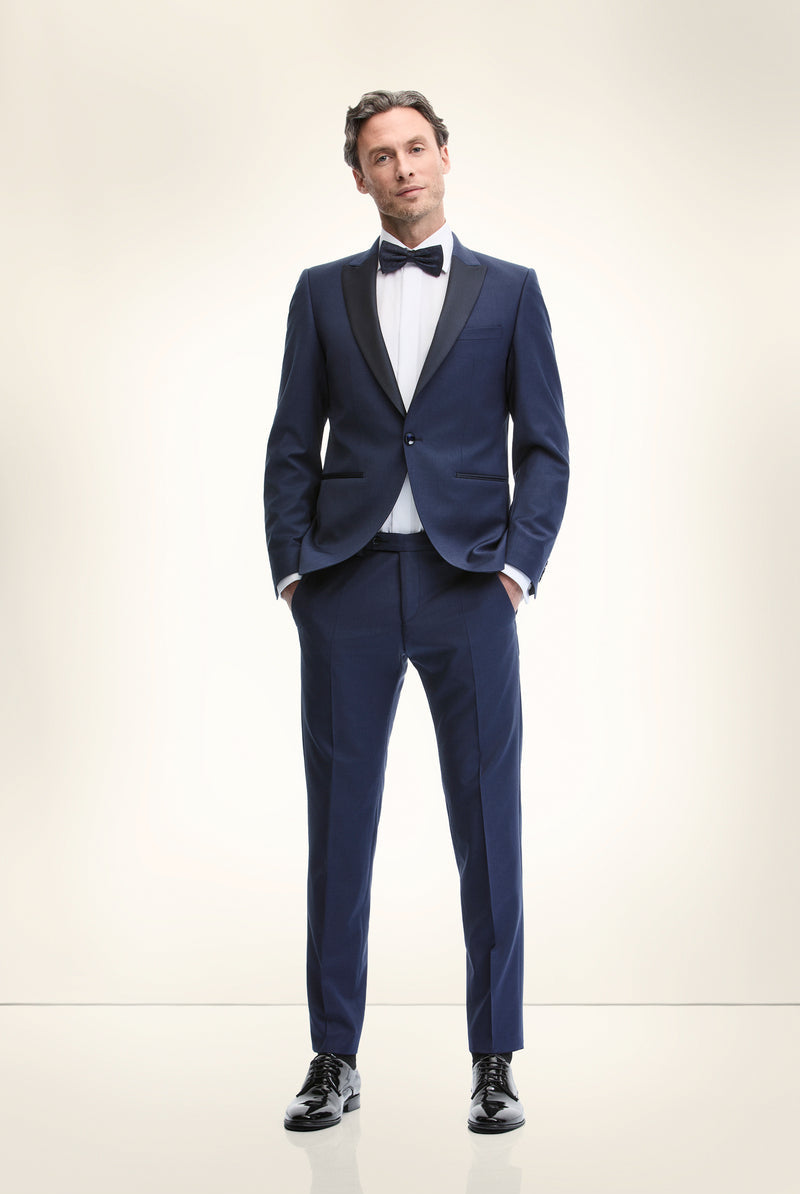 Costum de mire Ravi Franco bleumarin Digel - pe model