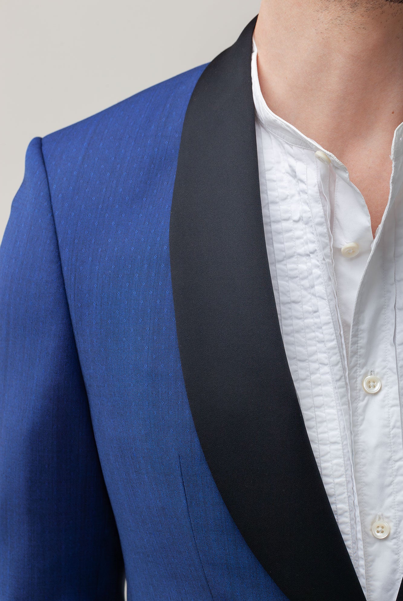 Sacou Jason smoching albastru slim