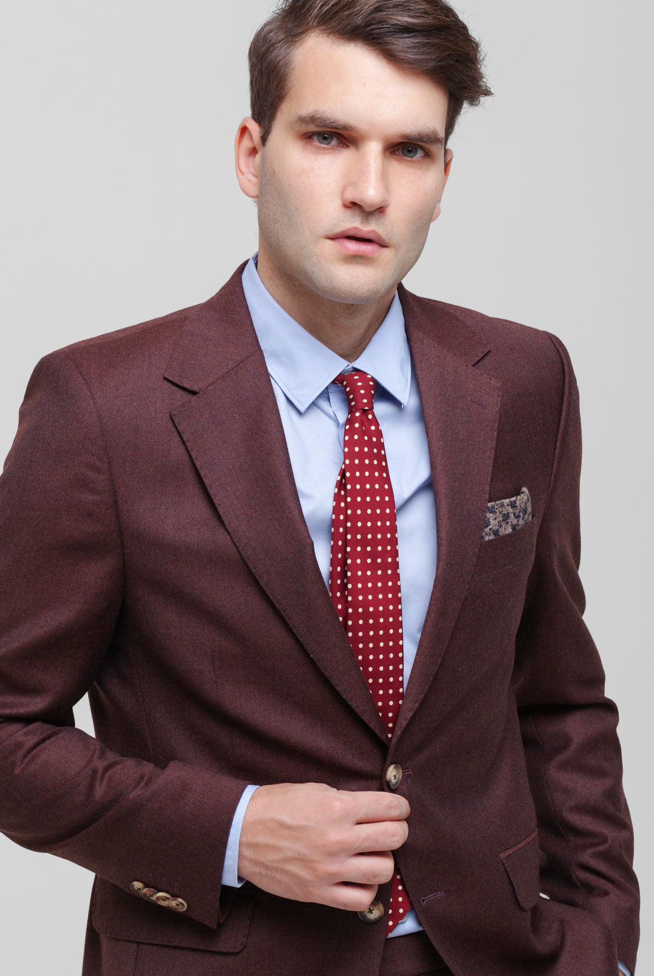 Costum Calabria maro inchis slim