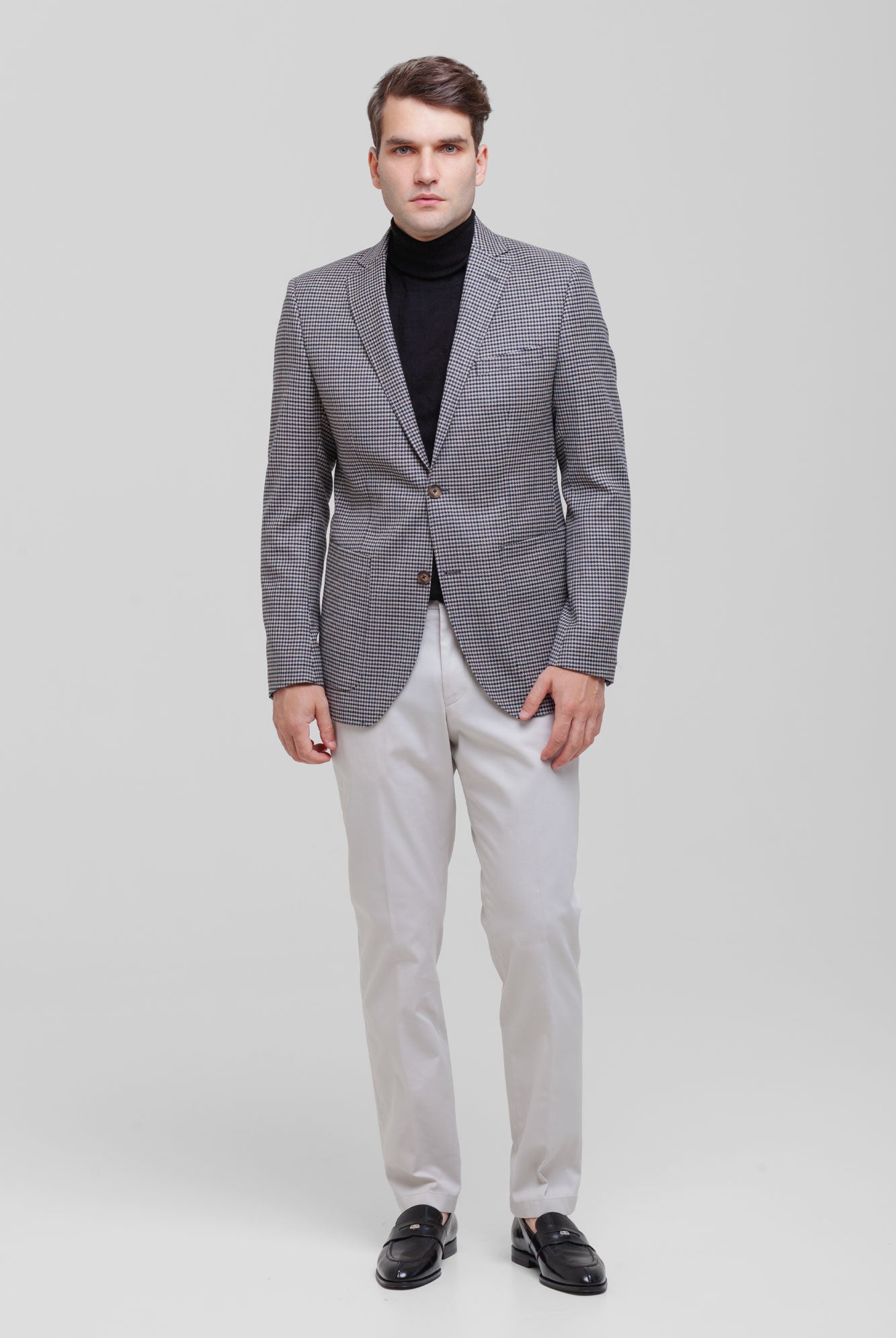 Sacou Arno gri pipit slim