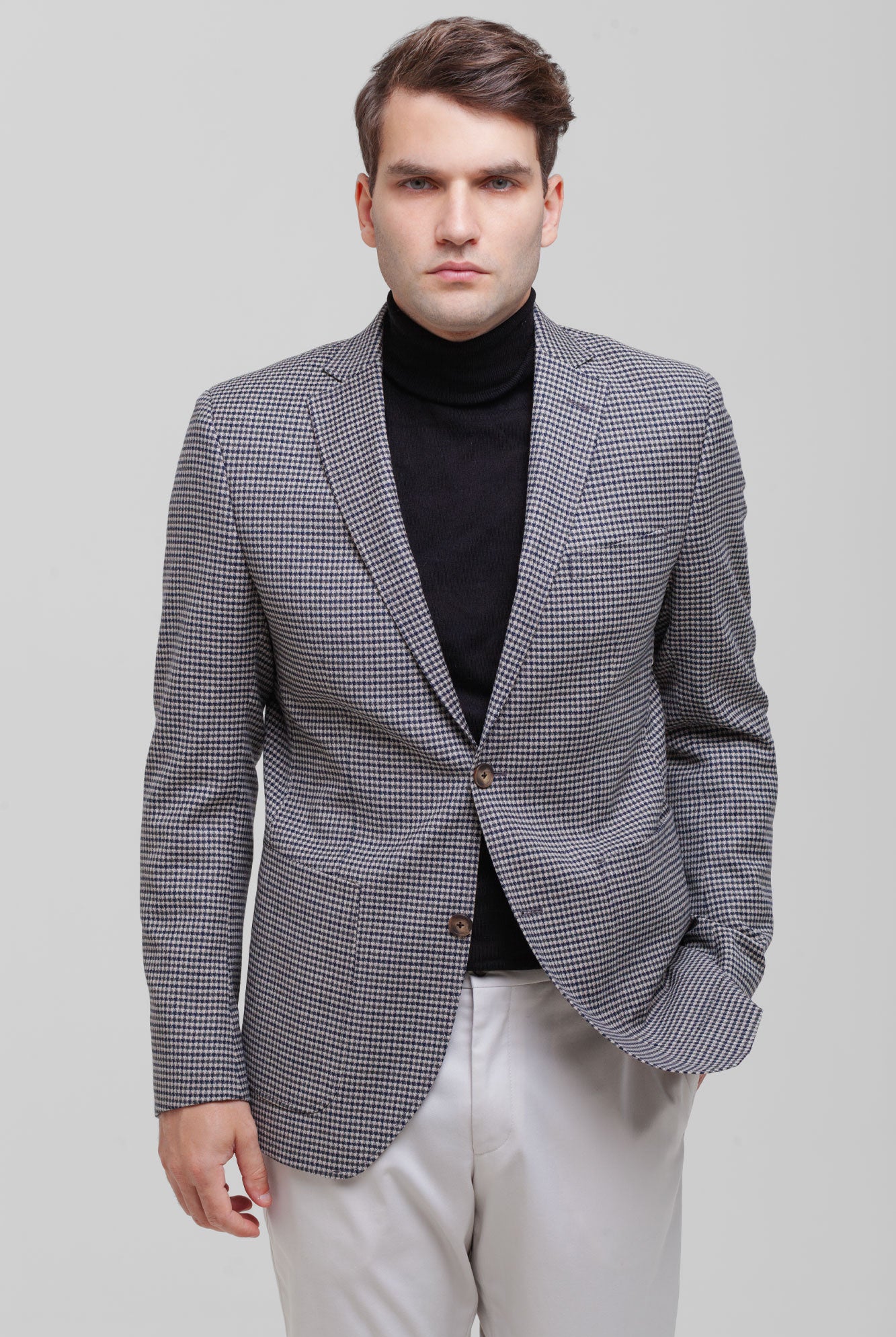 Sacou Arno gri pipit slim