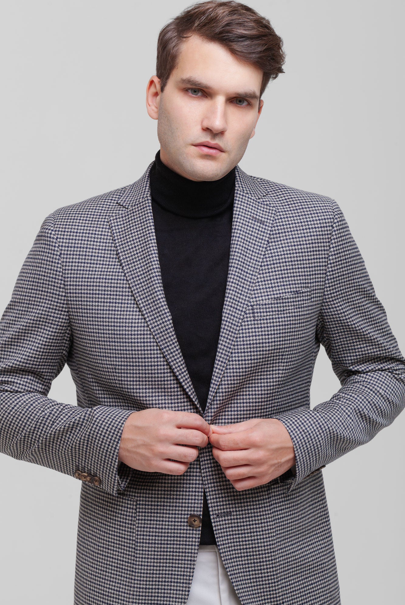 Sacou Arno gri pipit slim