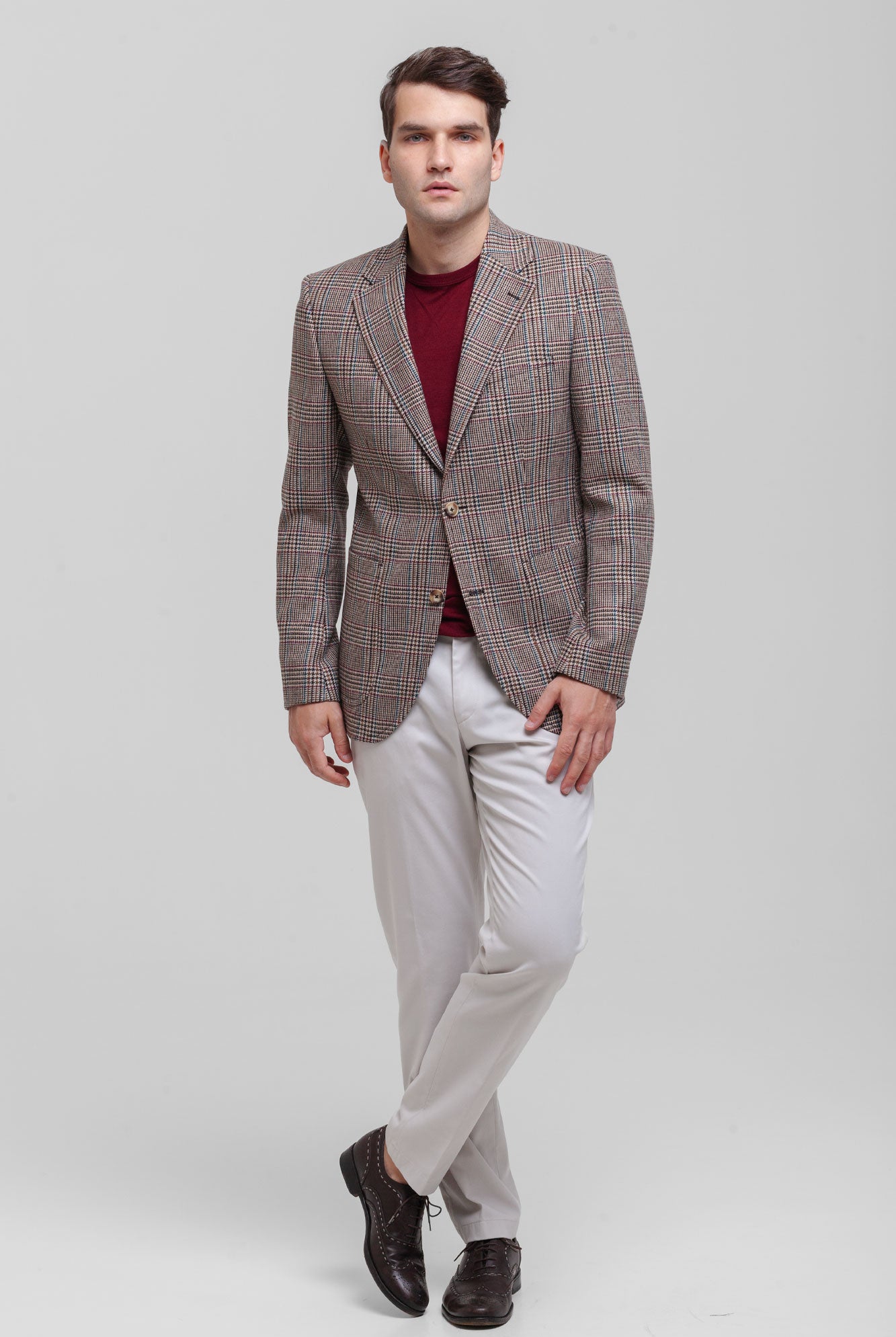 Sacou Navilion maro / grena slim
