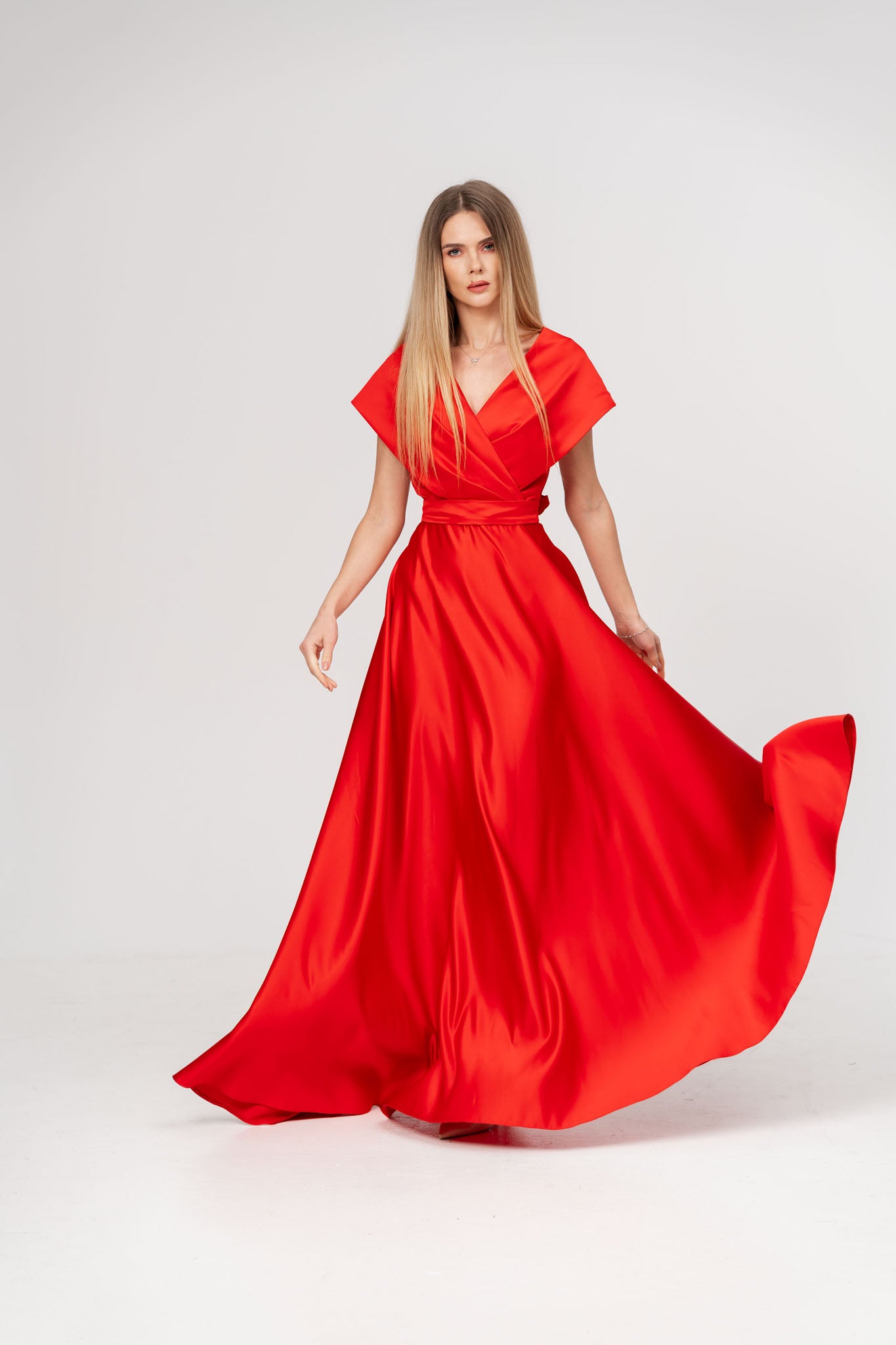Rochie de ocazie Chic lunga rosie