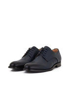 Pantofi derby Sebastian bleumarin - detaliu