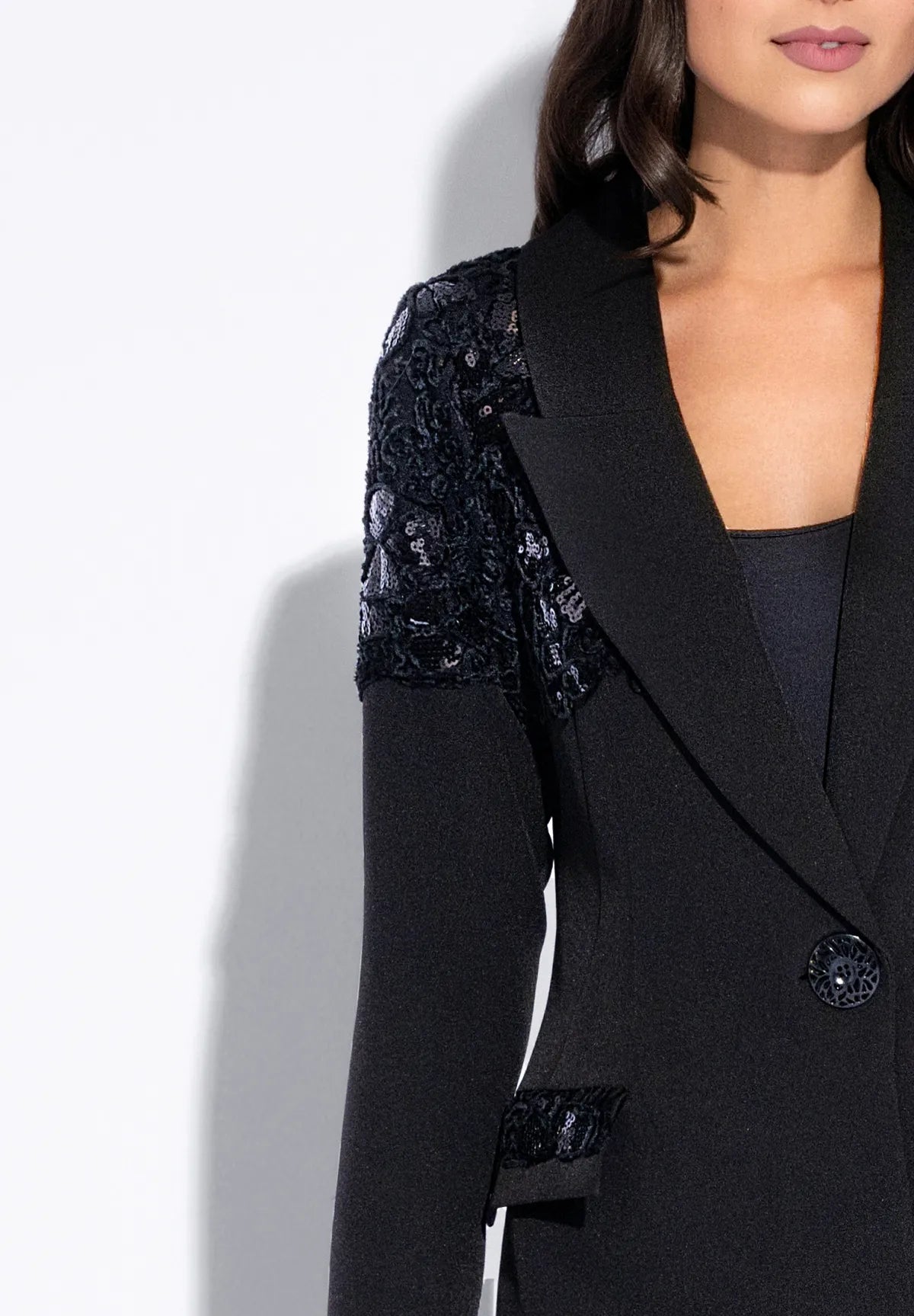 Pardesiu negru Leonard Collection