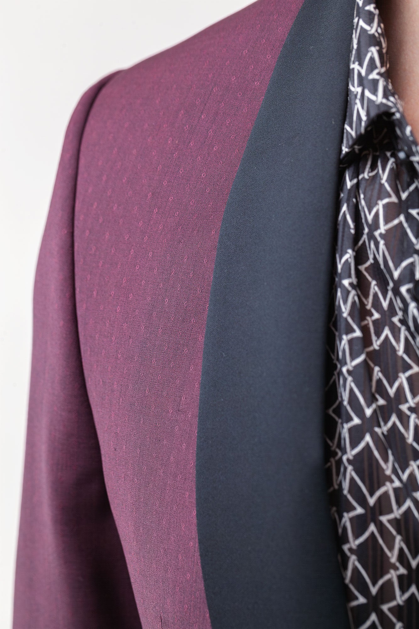 Sacou Janson smoching bordo slim