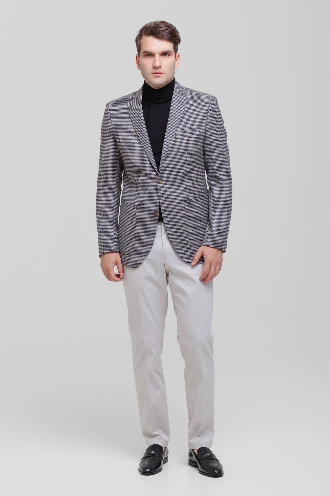 Sacou Arno gri pipit slim