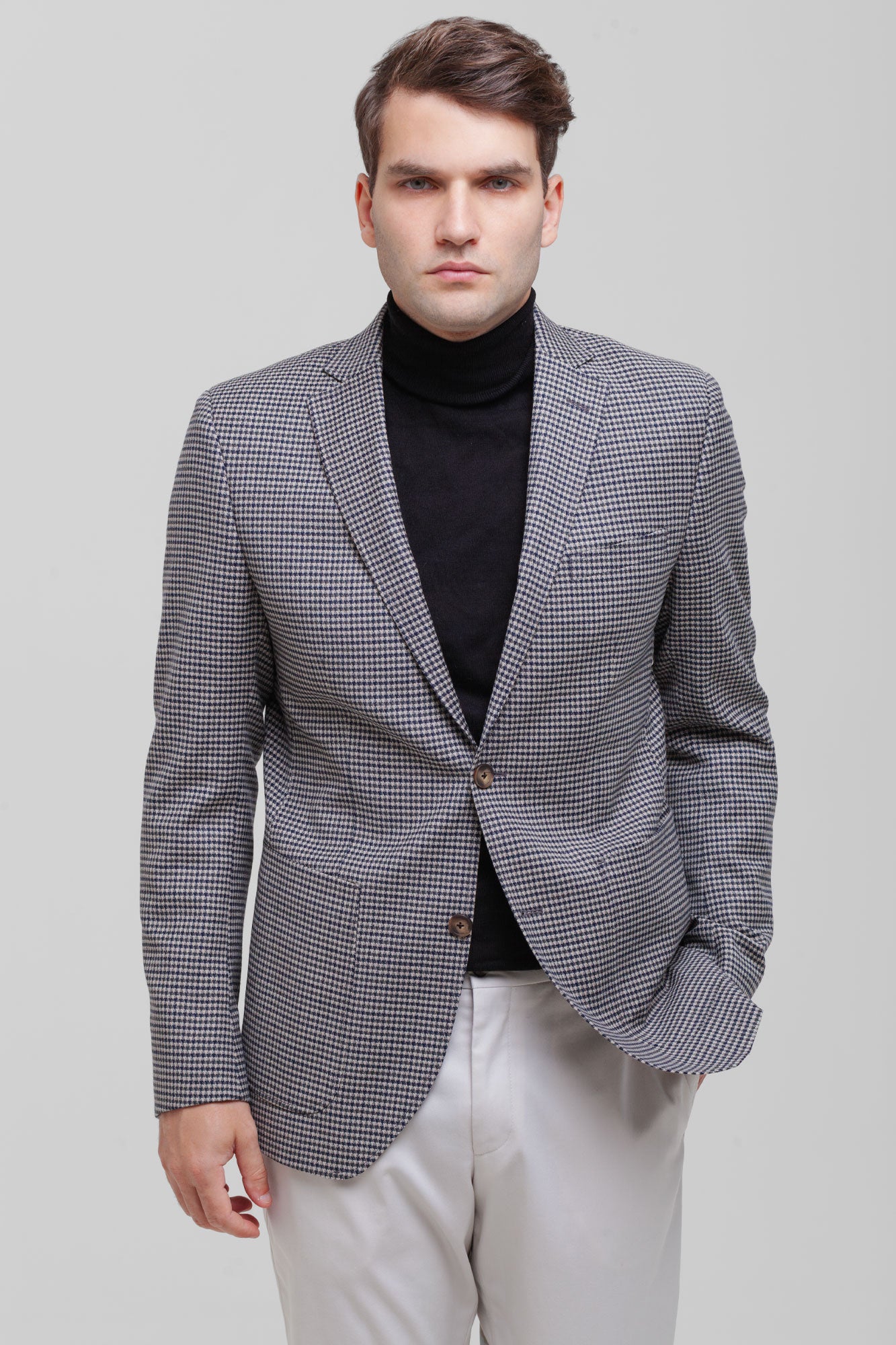 Sacou Arno gri pipit slim