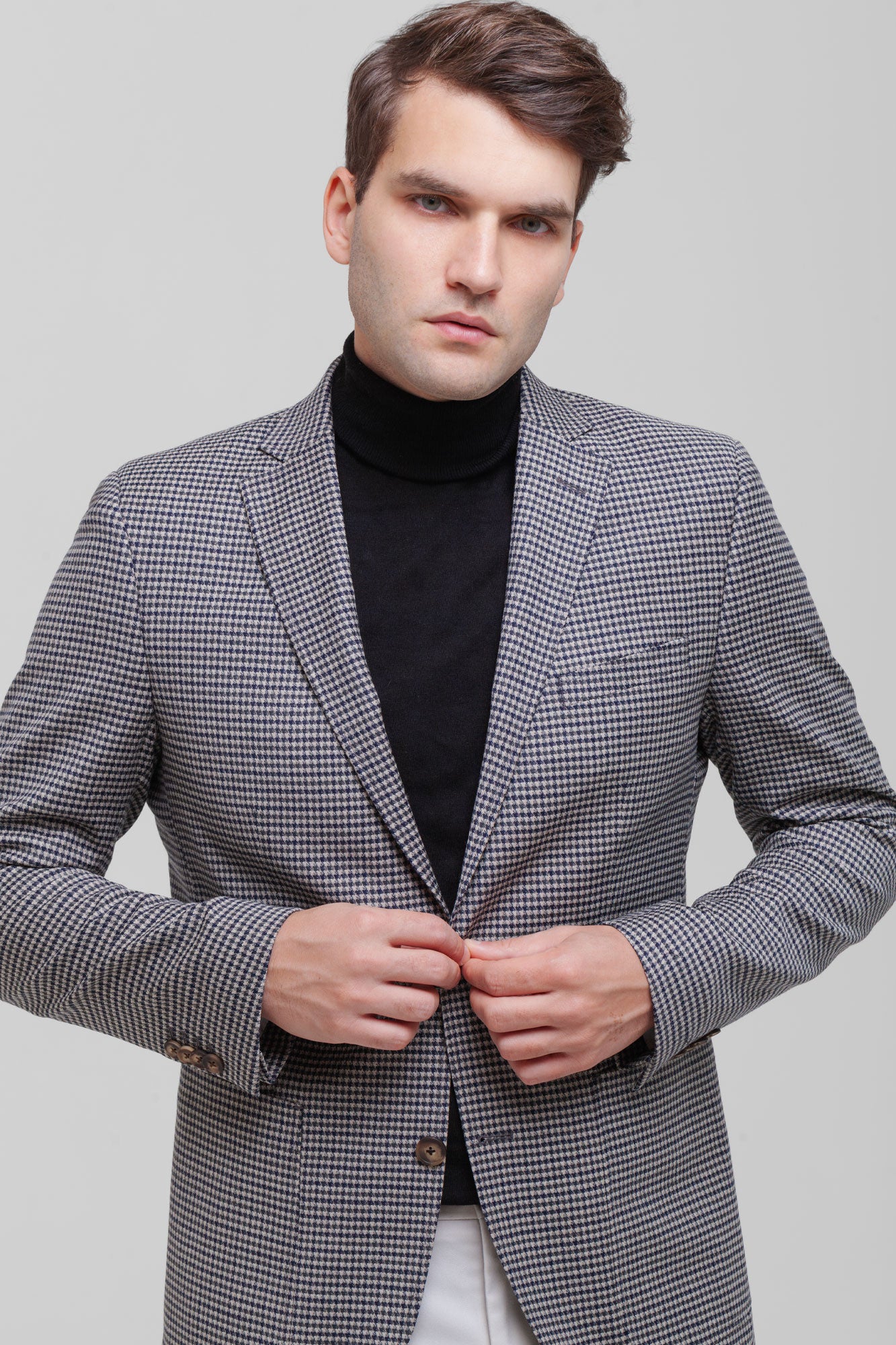 Sacou Arno gri pipit slim