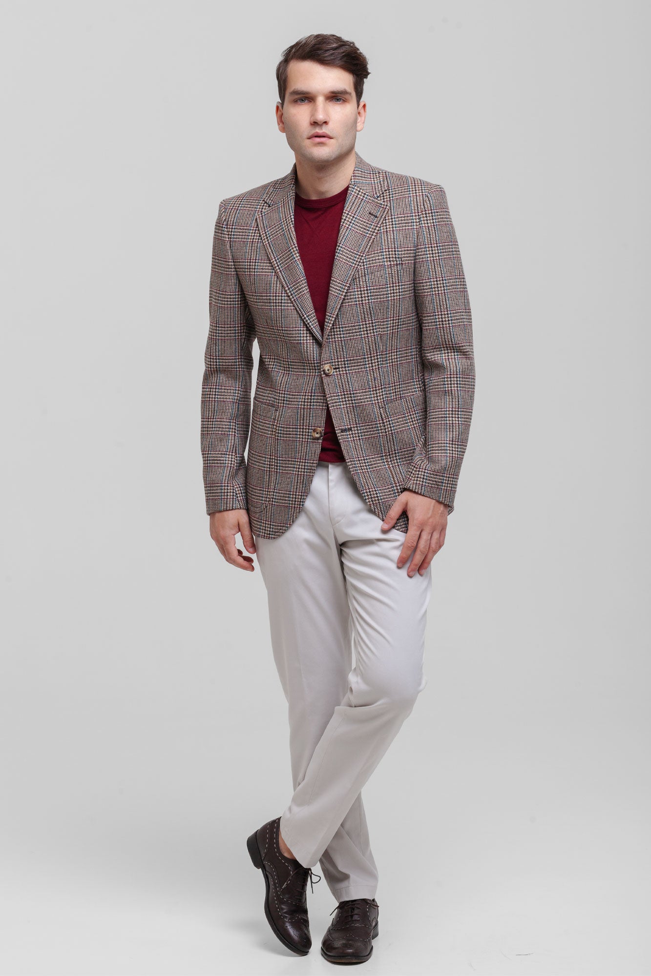 Sacou Navilion maro / grena slim