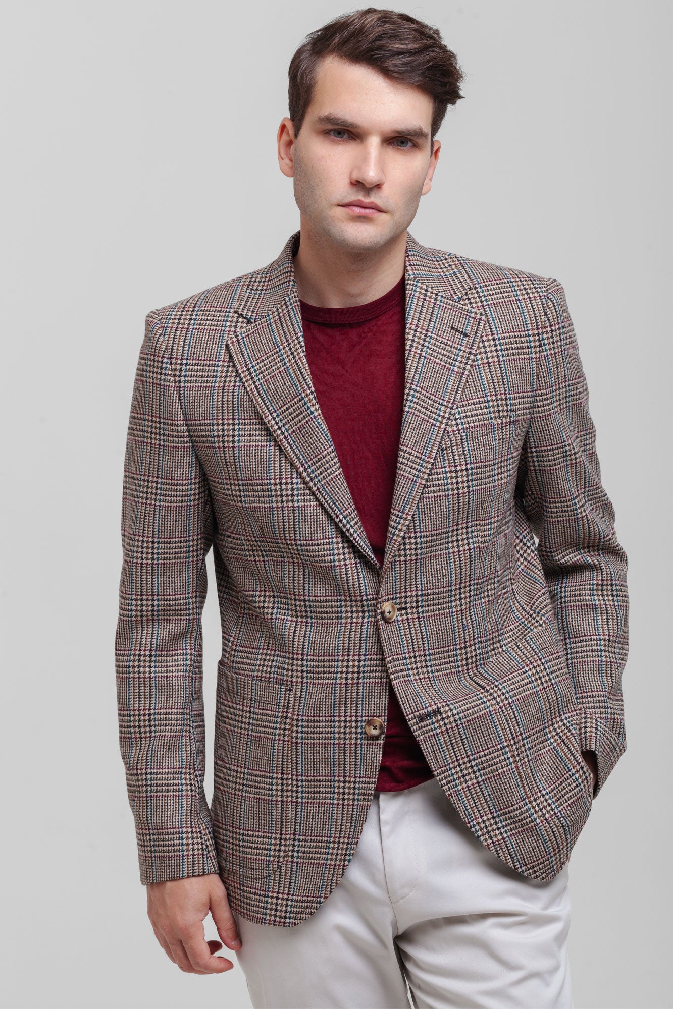 Sacou Navilion maro / grena slim