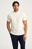 Tricou din bumbac alb