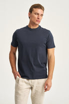 Tricou din bumbac bleumarin